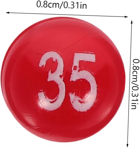 1 Pack Numbered Lottery Balls for Raffle Games Plastic Seamless Game Props for Party Activities in Saudi Arabia