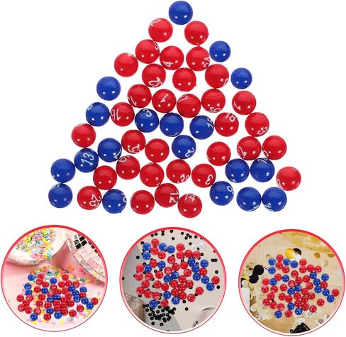 1 Pack Numbered Lottery Balls for Raffle Games Plastic Seamless Game Props for Party Activities in Saudi Arabia