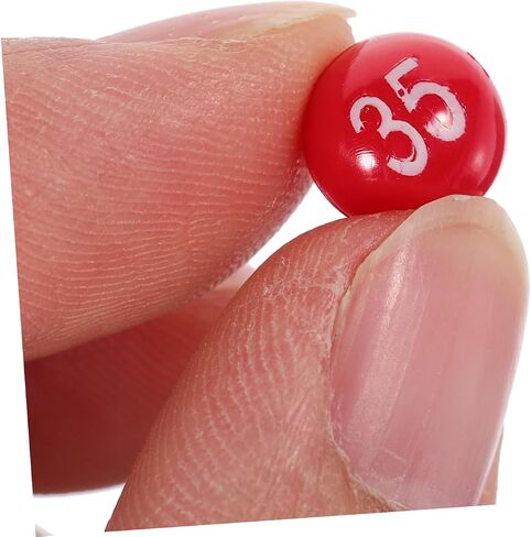 1 Pack Numbered Lottery Balls for Raffle Games Plastic Seamless Game Props for Party Activities in Saudi Arabia