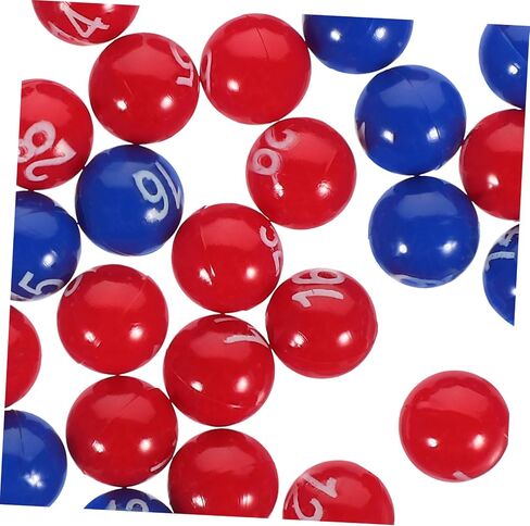1 Pack Numbered Lottery Balls for Raffle Games Plastic Seamless Game Props for Party Activities in Saudi Arabia