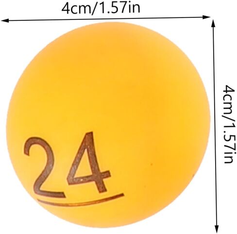 60PCS Bingo Balls Plastic Raffle Drum Game Props for Lottery Party Activities and Group Entertainment in Saudi Arabia