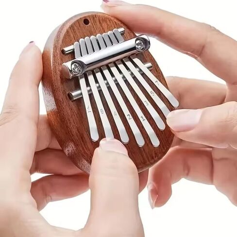 8 Key Mini Wood Kalimba Finger Thumb Piano Marimba Musical Good Accessories Pendant Gift in Saudi Arabia