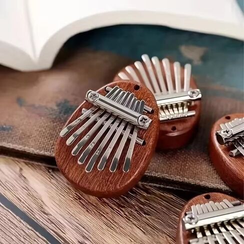 8 Key Mini Wood Kalimba Finger Thumb Piano Marimba Musical Good Accessories Pendant Gift in Saudi Arabia