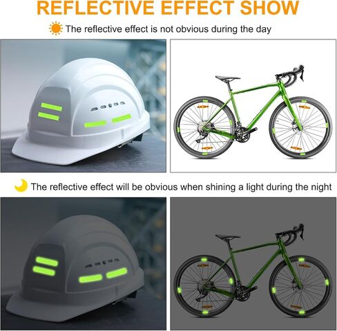 MECCANIXITY Reflective Stickers, Waterproof Adhesive Night Warning Sticker 4.5" x 1" High Visibility Safety Reflector Tape Strips for Backpacks Bikes Helmets (Pink, Pack of 4) in Saudi Arabia
