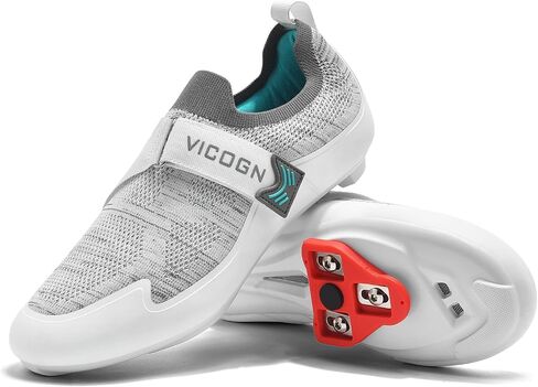 Mens Womens Indoor Cycling Shoes Compatible with Peloton Bike Pre-Installed with Look Delta Cleats Clip in Outdoor Road Bike Shoes in Saudi Arabia