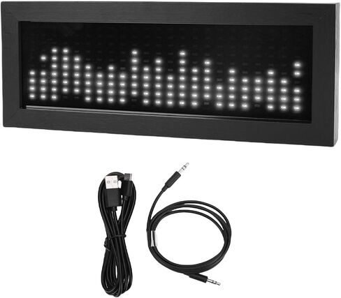 Sound Control Music Spectrum Light, Experience a Full Range of High, Mid, and Low Frequency Signals, 32 Bit Processor for Mic Pickup or Wired Input (Warm White) in Saudi Arabia