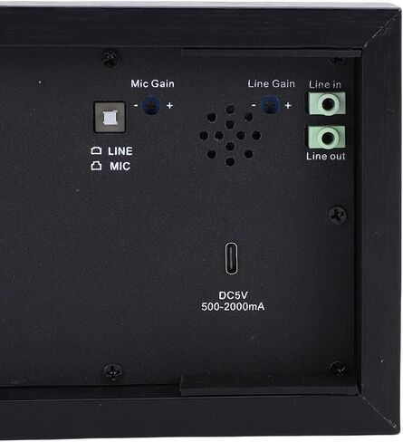 Sound Control Music Spectrum Light, Experience a Full Range of High, Mid, and Low Frequency Signals, 32 Bit Processor for Mic Pickup or Wired Input (Warm White) in Saudi Arabia