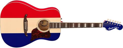 Fender Buck Owens Kingman Acoustic-electric Guitar - Red, White, and Blue in Saudi Arabia