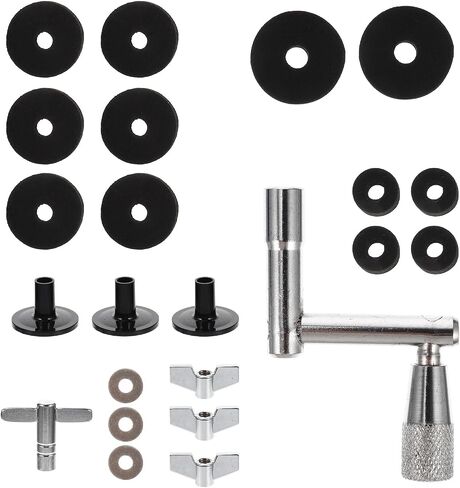 TIDTALEO Drum Kit Felt Pads Set Anti-skid Cymbal Cushions for Drum Standard and Percussionists Easy Installation in Saudi Arabia