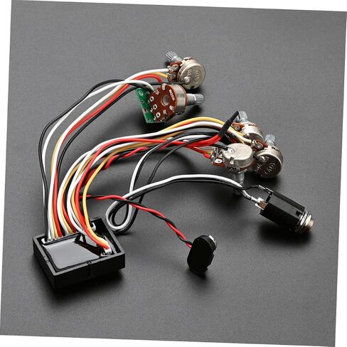 FAVOMOTO Bass Circuit Modification Preamp Kit for Bass Guitar Active Circuit Tone Control and Wiring Easy Installation Design for Musicians and Enthusiasts in Saudi Arabia