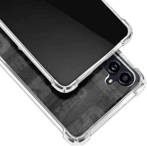 حافظة هاتف Skinit الشفافة متوافقة مع هاتف Galaxy A54 5G - تصميم أسود وأبيض مرخص رسميًا من NFL Kansas City Chiefs in Saudi Arabia