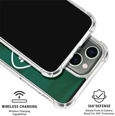 Skinit Clear Phone Case Compatible with iPhone 16 Pro Max - Officially Licensed NFL New York Jets Design in Saudi Arabia