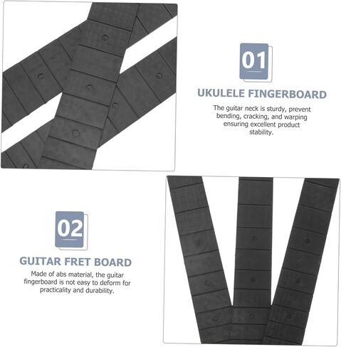 3pcs Folk Guitar Neck Replacement 38 Inch 41 Inch Acoustic Guitar Fingerboard for Ukulele Repair Parts in Saudi Arabia