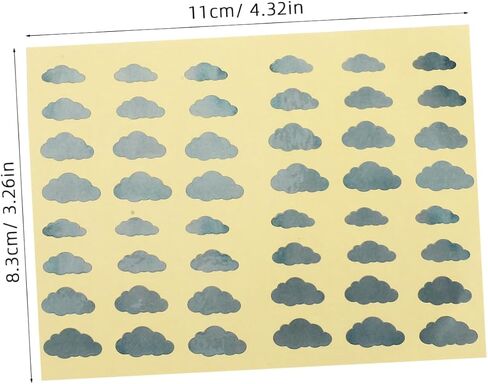 Elegant Cloud Shaped Guitar Stickers for Fretboard Easy Install Electric Ukulele Neck Markers Music Instrument Decorations in Saudi Arabia