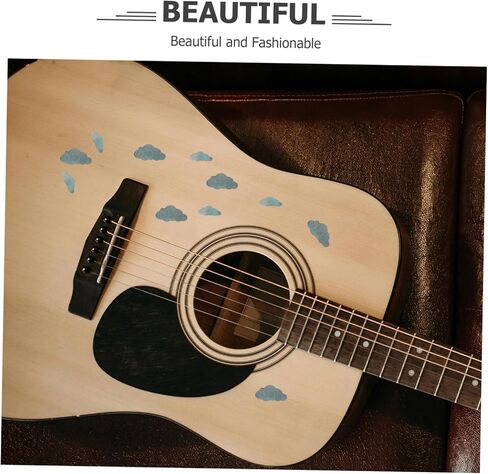 Elegant Cloud Shaped Guitar Stickers for Fretboard Easy Install Electric Ukulele Neck Markers Music Instrument Decorations in Saudi Arabia