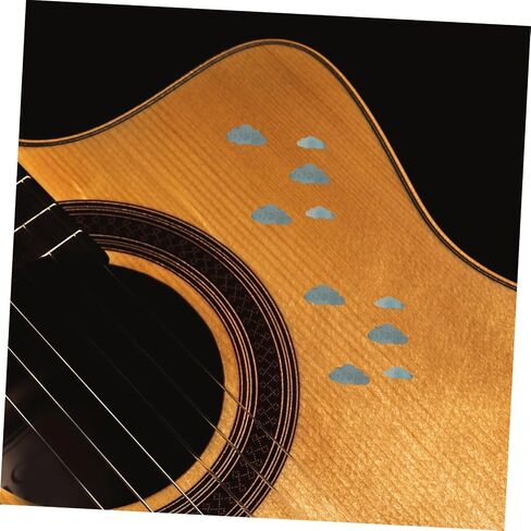 Elegant Cloud Shaped Guitar Stickers for Fretboard Easy Install Electric Ukulele Neck Markers Music Instrument Decorations in Saudi Arabia