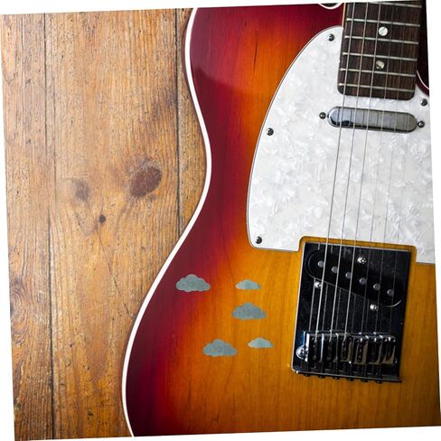 Elegant Cloud Shaped Guitar Stickers for Fretboard Easy Install Electric Ukulele Neck Markers Music Instrument Decorations in Saudi Arabia