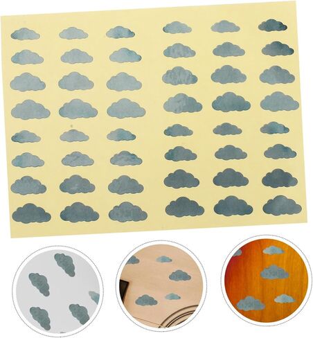 Elegant Cloud Shaped Guitar Stickers for Fretboard Easy Install Electric Ukulele Neck Markers Music Instrument Decorations in Saudi Arabia
