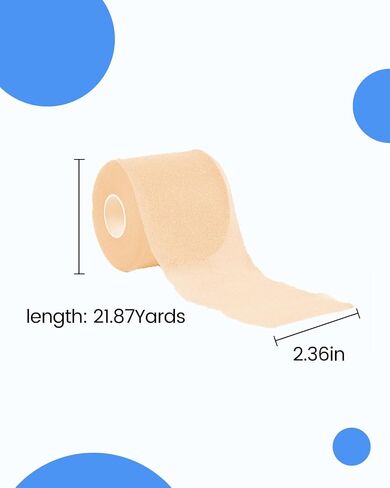 Sports Wrap Suitable for Wrists/Ankles/Elbows and Other Joints, Soft and Breathable Pre-Wrap, 2.36 in x 7.87 in in Saudi Arabia