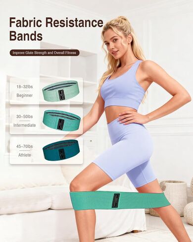Pilates kit for Women Home Workout, Pilates Equipment Ring and Ball Set with 3 Fabric Resistance Bands, Massage Ball, Pilates Starter Kit for Strength, Toning, Including Workout Guide in Saudi Arabia