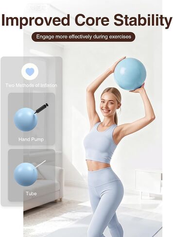 Pilates kit for Women Home Workout, Pilates Equipment Ring and Ball Set with 3 Fabric Resistance Bands, Massage Ball, Pilates Starter Kit for Strength, Toning, Including Workout Guide in Saudi Arabia