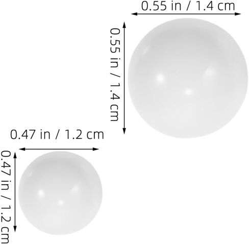 SUPVOX 10pcs Balls: Acrylic Round Beads for Table Game Equipment Wheel Game Props and Party in Saudi Arabia
