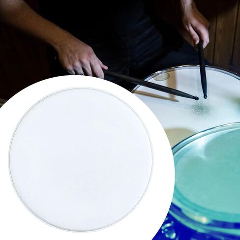 Resonant Snare Drum Head Batter Skin Round Portable Percussion Replacement Parts for Live Practice Concert Stage Adults- 10in in Saudi Arabia
