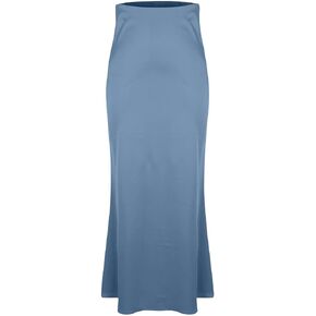 Womens Solid Satin Maxi Skirts Dressy Casual High Waisted Flowy Silk Skirts 2025 Elegant Business Party Long Skirt in Saudi Arabia