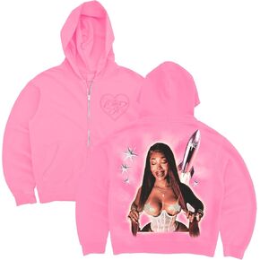 Summer Walker womens Summer Walker Official Merch Over It Zip Up Hoodie in Saudi Arabia