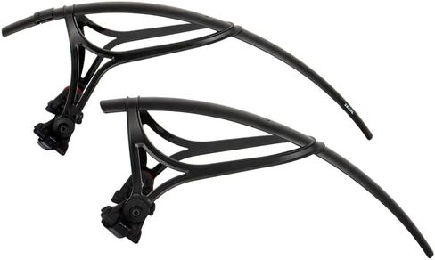 Zefal Shield R35 Road Bike Mudguard Set – Fits 700C/28" Wheels, Max 32mm Tire Width – Adjustable MD-Strap Mount, Lightweight Technopolymer Fenders, Includes Flap Extensions – 343g in Saudi Arabia
