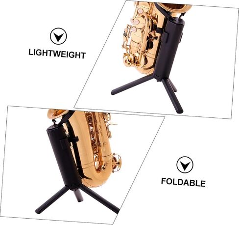 Foldable Alto Saxophone Stand Rack for Home Storage and Music Classroom Use Saxophone Accessory Holder with Portable Design for Exhibition and Display in Saudi Arabia