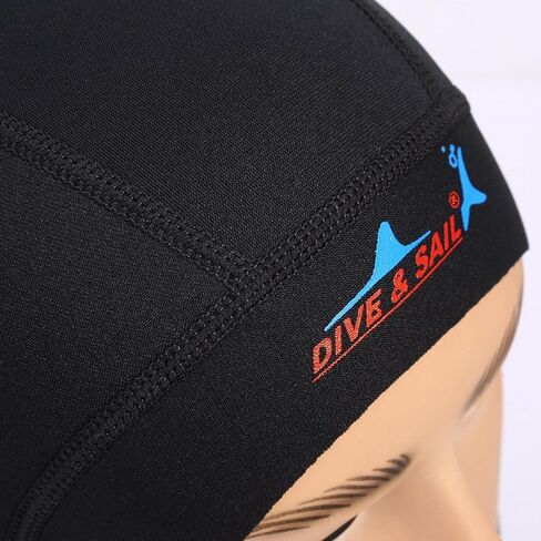 Alomejor Diving Hood 1mm/3mm Neoprene Wetsuit Hood Snorkeling Wetsuit Hood Surf Divers Hat Diving Cover for Snorkeling Kayaking Sailing Canoeing Water Sports(L 1mm) in Saudi Arabia