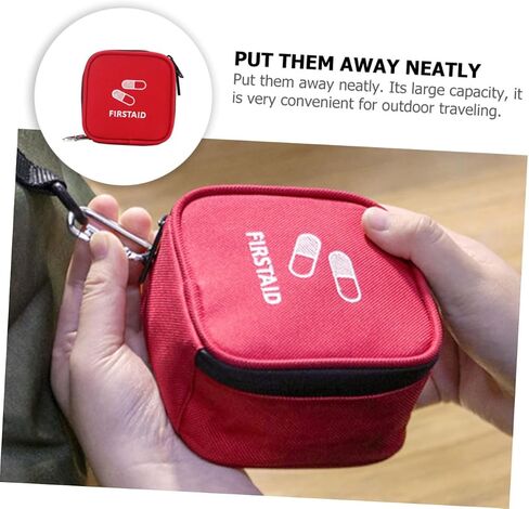 Portable Travel Emergency Storage Bag Lightweight First Aid Pouch for Outdoor Activities Hiking and Travel Capacity and Easy to Use in Saudi Arabia