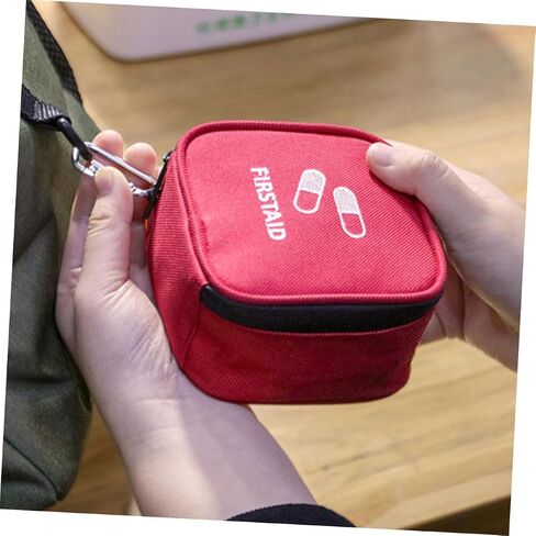 Portable First Aid Bag for Outdoor Activities Compact Emergency Pouch Waterproof Storage Travel Essentials for Hiking Camping and Emergency Situations in Saudi Arabia