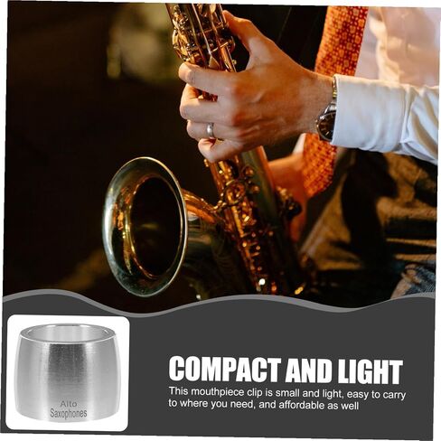 Generic Alto Saxophone Ligature Clip Saxophone Fastener Replacement Part for Superior Sound and Easy Installation in Saudi Arabia