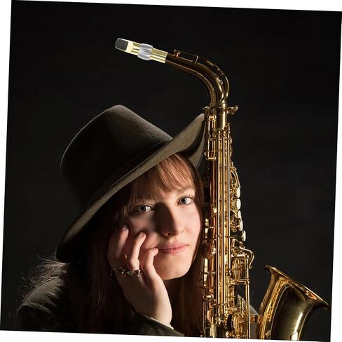 Alto Saxophone Ligature Clip Lightweight Fastener Compact Design Easy Installation Saxophone Mouthpiece Accessory for Alto Sax Players in Saudi Arabia