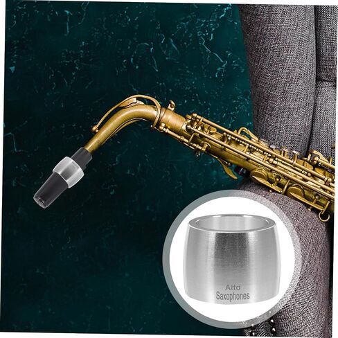 Alto Saxophone Ligature Clip Lightweight Fastener Compact Design Easy Installation Saxophone Mouthpiece Accessory for Alto Sax Players in Saudi Arabia