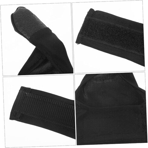 PartyKindom Professional Bowling Thumb Glove Anti-Slip Elastic Breathable Finger Protector for Injury Prevention Sports Use Black Right Hand in Saudi Arabia