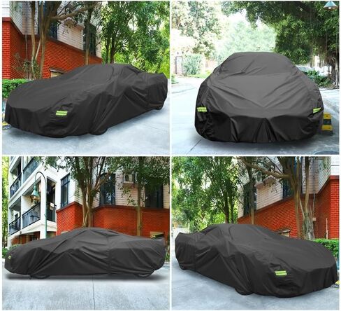 X Autohaux متوافق مع شيفروليه كورفيت C3 C4 C8 غطاء سيارة مقاوم للماء غطاء سيارة كامل خارجي حماية من جميع الأحوال الجوية مع سحاب (لـ C8) in Kuwait