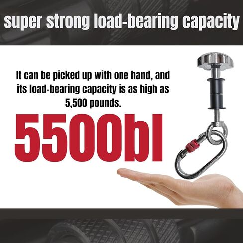 ملحقات رف القرفصاء لمعدات تدريب القوة | ملحقات أقفاص الطاقة ورفوف القرفصاء | يناسب الإطارات مقاس 2 × 2 و3 × 3 بوصة (فتحات 1/2 بوصة و1 بوصة) | مثالية لأشرطة المقاومة وتدريبات TRX in Kuwait