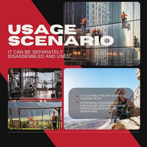 ملحقات رف القرفصاء لمعدات تدريب القوة | ملحقات أقفاص الطاقة ورفوف القرفصاء | يناسب الإطارات مقاس 2 × 2 و3 × 3 بوصة (فتحات 1/2 بوصة و1 بوصة) | مثالية لأشرطة المقاومة وتدريبات TRX in Kuwait