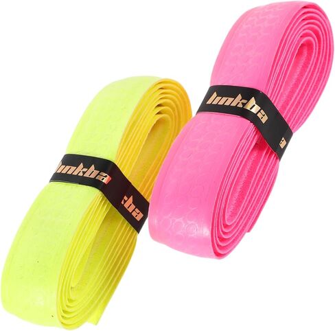 BESTonZON 2pcs Tennis Paddle Grip Bands Replacement Overgrip Tape for Badminton Squash Tennis Rackets Superior Sweat Absorption Ergonomic Design for Enhanced Comfort in Saudi Arabia