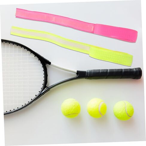 BESTonZON 2pcs Tennis Paddle Grip Bands Replacement Overgrip Tape for Badminton Squash Tennis Rackets Superior Sweat Absorption Ergonomic Design for Enhanced Comfort in Saudi Arabia
