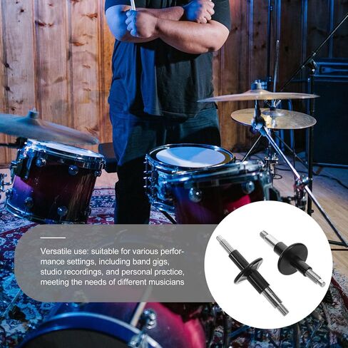 Double-end Plastic Cymbal Sleeves for Drum Stands with Screws Secure Fit Drum Set Accessories for Live Performances Easy Installation Without Extra Tools Prevent Cymbal Loosening in Saudi Arabia