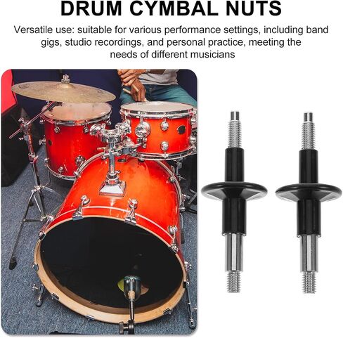 Double-end Plastic Cymbal Sleeves for Drum Stands with Screws Secure Fit Drum Set Accessories for Live Performances Easy Installation Without Extra Tools Prevent Cymbal Loosening in Saudi Arabia