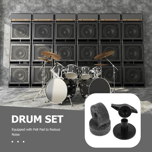 2PCS Plastic Cymbal Stand Sleeves with Felt Washer Drum Cymbal Replacement Accessories for Crash Splash Ride Percussion Kits Precision-engineered Drum Stand Parts for Random Color in Saudi Arabia