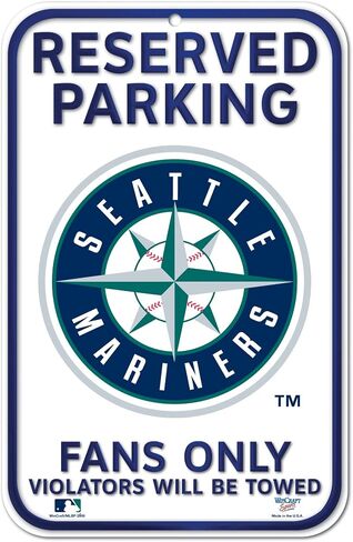 MLB Seattle Mariners 11-by-17 Sign in Saudi Arabia