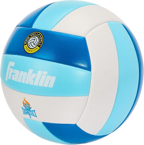 Franklin Sports PVF Team Volleyballs - Official Size + Regulation Weight Volleyballs for Indoor + Outdoor Use - Youth + Adult Ball for Recreational Play - Official PVF Team Logos + Colors in Saudi Arabia