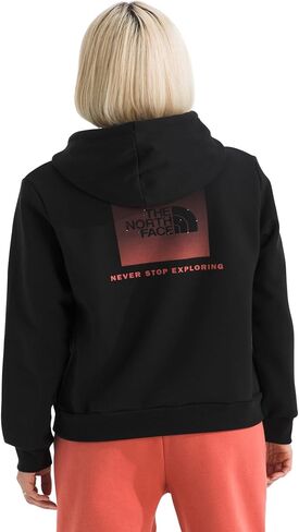 هودي نسائي من The North Face Evolution Gradient Box Nse | غطاء رأس مكون من قطعتين مزود برباط وجيب يدوي كانجارو in Kuwait