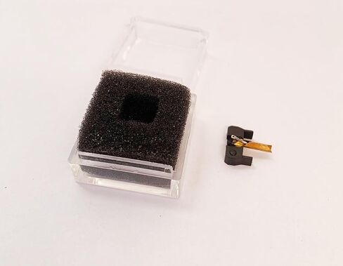إبرة قلم بديلة من الألماس البيضاوي لـ SHURE M75ED M75E N75ED-2 M75-ED II MT200E DT20E تناسب ملحقات خرطوشة الفونوغراف المزدوجة CS1225/1 LP الفينيل جرامافون القرص الدوار in Saudi Arabia